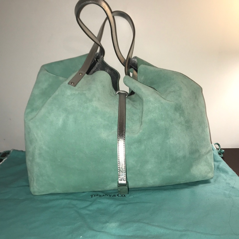 Tiffany & Co. Suede Tote Bag